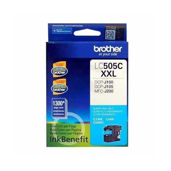 BROTHER - TINTA BROTHER LC505C CYAN (LC505C)