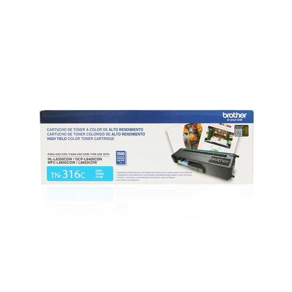 BROTHER - TONER TN-316C MFC-L8850DW 3500 PAG. (TN316C)