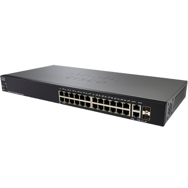 CISCO - CL SMALL BUSINESS SG250-26P SMART SWITCH 24P POE (SG250-26P-K9-NA)
