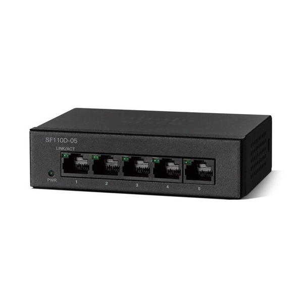 CISCO - SF110D 05 5 PORT 10 100 DESKTOP SWITCH (SF110D-05-NA)