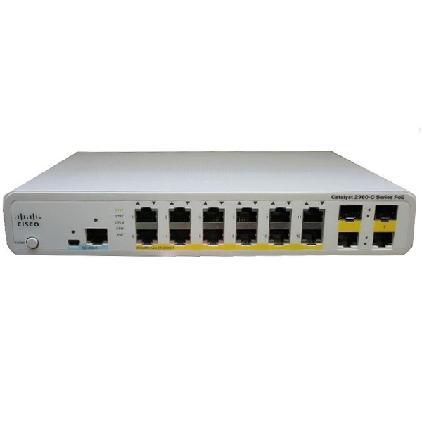 CISCO - WS-C2960C-12PC-L CATALYST 2960C SWITCH 12 FE POE 2 X DUA (WS-C2960C-12PC-L)
