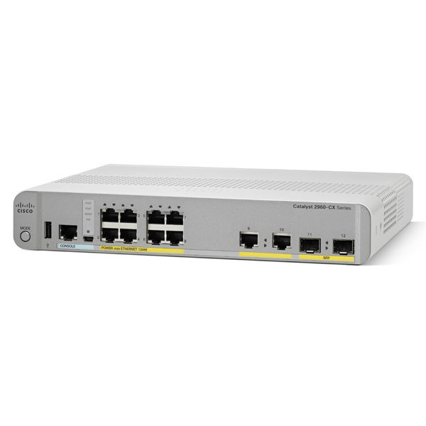 CISCO - WS-C2960CX-8TC-L CATALYST 4500 16 PORT 10G IP BASE (WS-C2960CX-8TC-L)