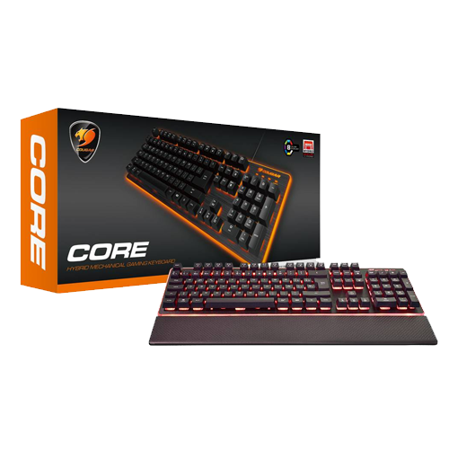 COUGAR - TECLADO CORE ESP HYBRID MECHANICAL SWITCH / 8 COLOR B (37CORXNMB.0009)
