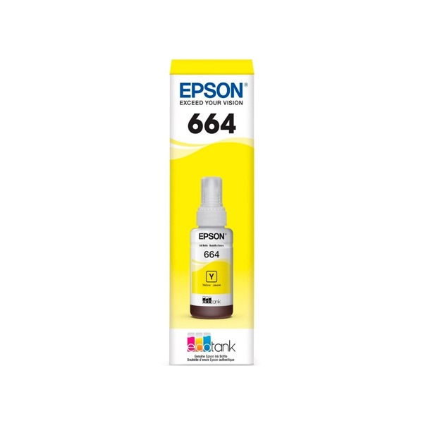 EPSON - BOTELLA DE TINTAS AMARILLO (T664420-AL)