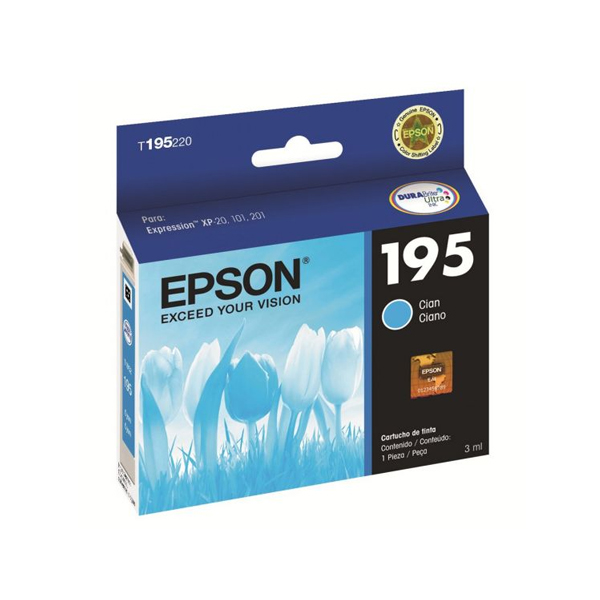 EPSON - CYAN INK CARTRIDGE - XPRESSION XP-101/XP-201 (T195220-AL)