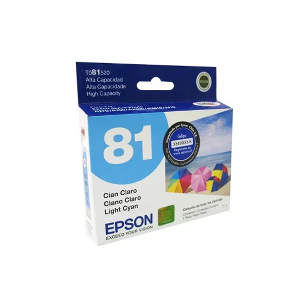 EPSON - LIGHT CYAN INK CARTRIDGE HIGH CAPAC. (T081520-AL)