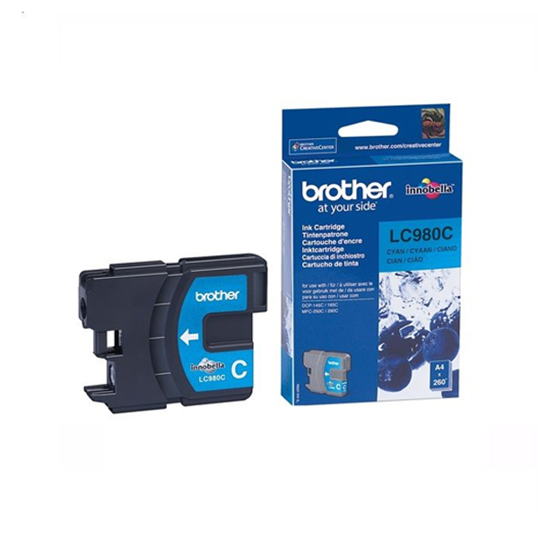BROTHER - TINTA BROTHER TANQUE CYAN LC980C (LC-980C)