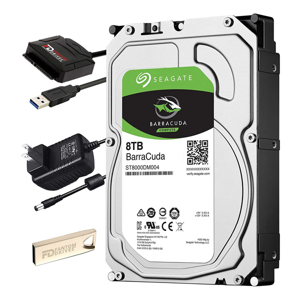 SEAGATE - 8TB 3.5 5400RPM SATA3 256MB BARRACUDA USO PC (ST8000DM004)