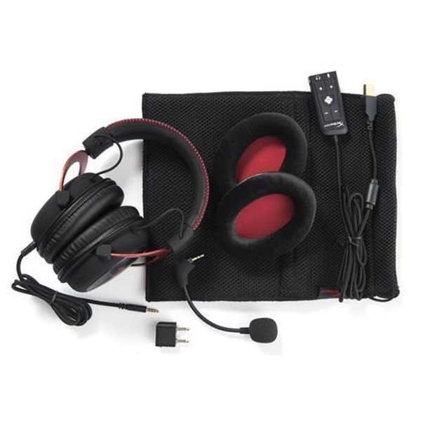 KINGSTON - HYPERX CLOUD II BLKRED GANMING HEADSET (KHX-HSCP-RD)