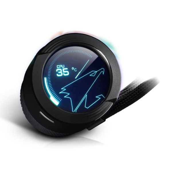 AORUS - AORUS WATERFORCE X 280 ALL-IN-ONE LIQUID COOLER W/DISPLAY (GP-AORUSWATERFORCEX280)