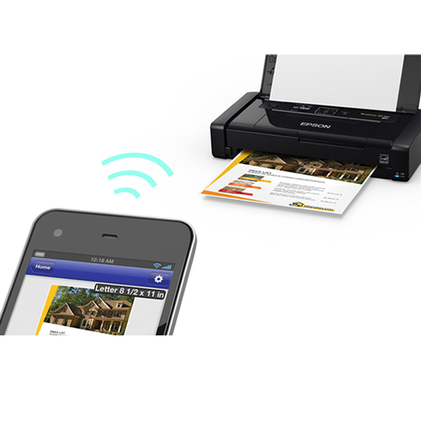 EPSON - IMP WF-100 IMPRIME / WIFI / PORTATIL / BATERIA INCORP / USB (C11CE05302)