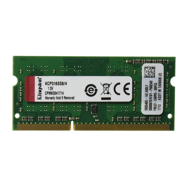 KINGSTON - SODIMM DDR3 4Gb KIN 1600Mhz (KCP316SS8/4)