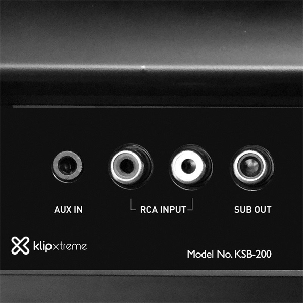 KLIP XTREME - KLIPX  BARRA DE SONIDO 2,0/40W/RCA,3,5MM,SD,USB/BT/CTRL REMO (KSB-200 )