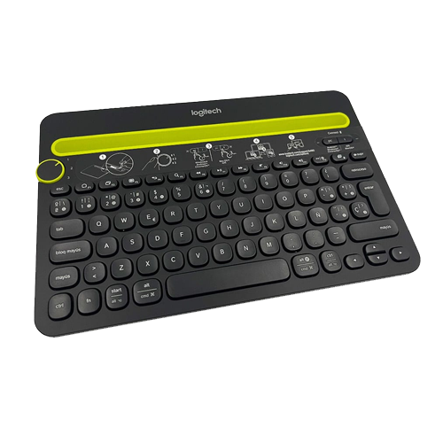 LOGITECH - MULTI-DEVICE K480 KEYBOARD - BLUETOOTH - BLACK (920-006346)