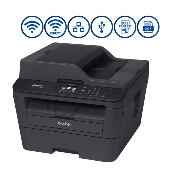BROTHER - MFP LASER MFCL2740DW B-N / 32 PPM / USB / DUPLEX / RED / WIFI (MFC-L2740DW)