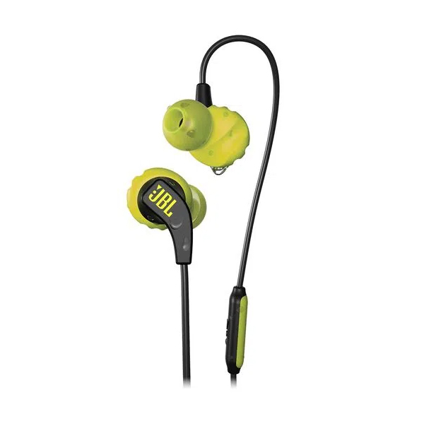 JBL - AUDIFONOS DEPORTIVOS IN-EAR JBL ENDURANCE RUN NEGRO/AMARILLO (JBLENDURRUNBNLAM)