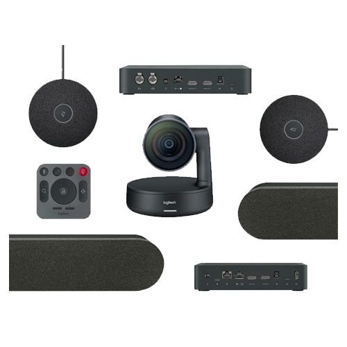 LOGITECH - CAMARA RALLY KIT ULTRA HD + PARLANTE Y MICROFONO (960-001235)
