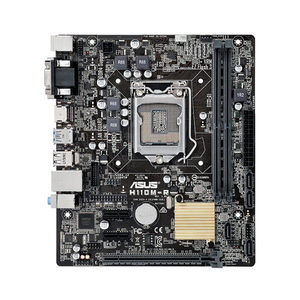 ASUS - PLACA MADRE ASUS H110M-R/C/SI LGA1151 (90MB0QN0-M0UBY0)