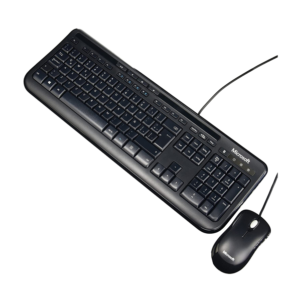 MICROSOFT - TECLADO + MOUSE WIRED 600 USB (APB-00004)