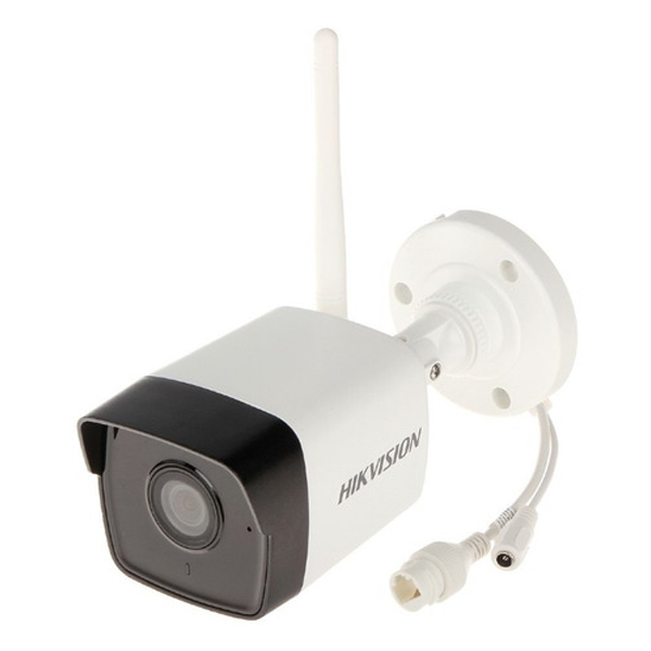 HIKVISION - MINI BULLET WIFI 2MP LF 2.8MM DWDR IR 30MT IP66 POE (DS-2CD2021G1-IW2.8MM)