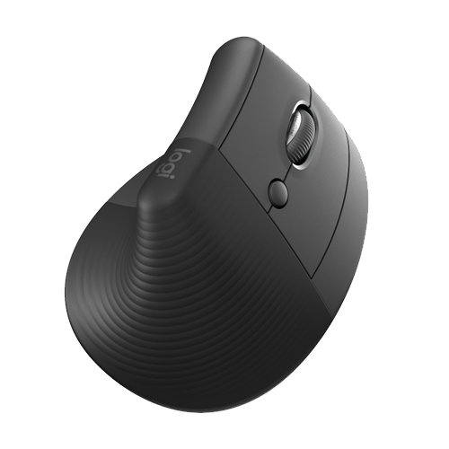 LOGITECH - MOUSE LIFT LEFT HAND VERTICAL ERGONOMIC GRAPHITE (910-006467)