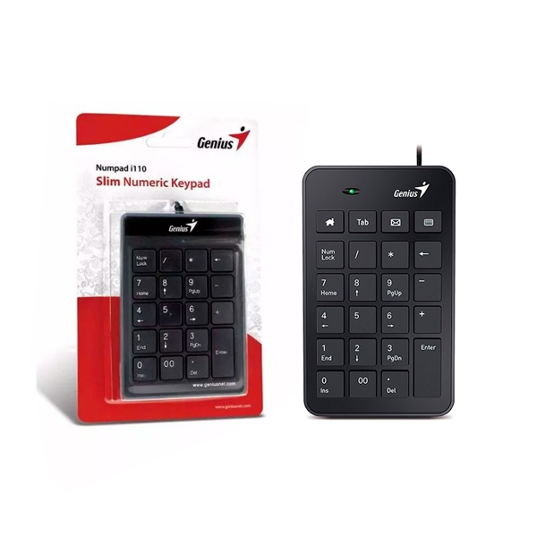 GENIUS - TECLADO NUMERICO I20 USB COLOR CHOCOLATE (31300727100)