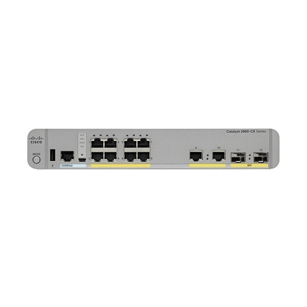 CISCO - CATALYST 2960 CX 8 PORT POE LAN BASE (WS-C2960CX-8PC-L)