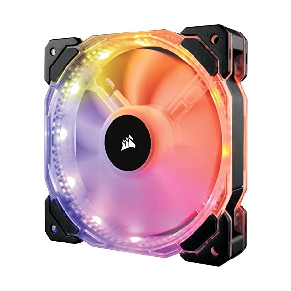 CORSAIR - FAN HD120 RGB LED HIGH PERFORMANCE 120mm PWM WITH CONTROLLER (CO-9050066-WW)