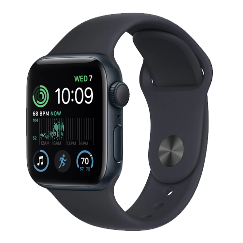 APPLE - WATCH SE 2022 44MM GPS MIDNIGHT (MNK03BE/A)