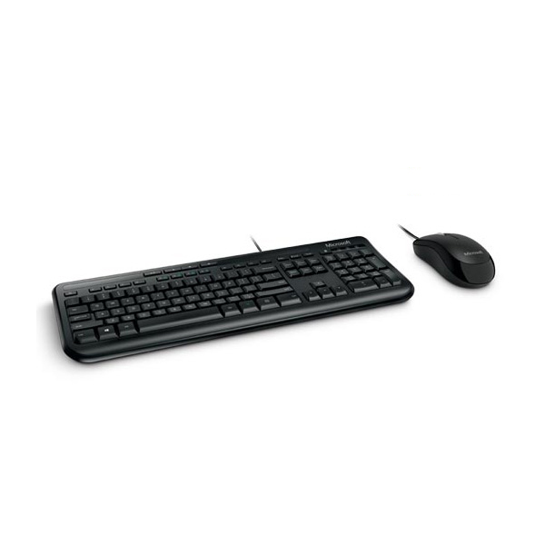 MICROSOFT - TECLADO + MOUSE WIRED 600 USB (APB-00004)