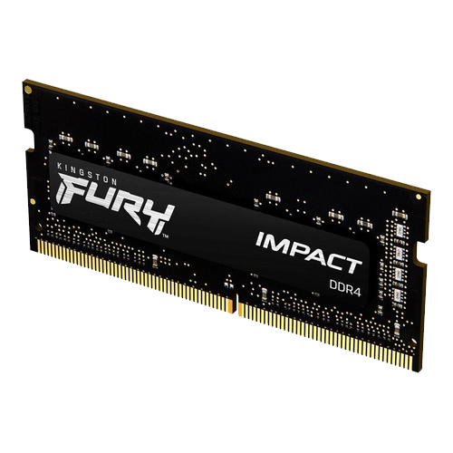 KINGSTON - MEMORIA RAM NOTEBOOK DDR4 8GB 3200MHZ KINGSTON FURY IMPACT SO-DIMM, NON-ECC, CL20, 1.2V (KF432S20IB/8)