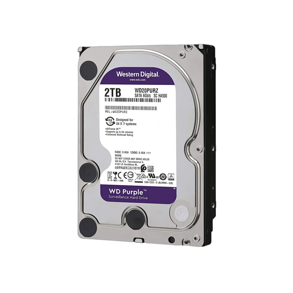 WESTERN DIGITAL - DISCO DURO PC / SATA / 2TB / 3.5 (WD20PURZ)