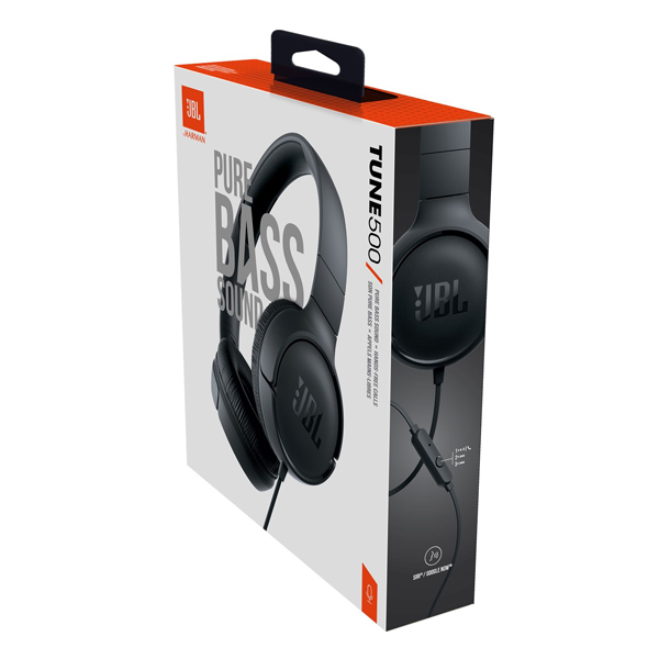 JBL - AUDIFONOS ON-EAR JBL TUNE 500 NEGRO (JBLT500BLKAM)