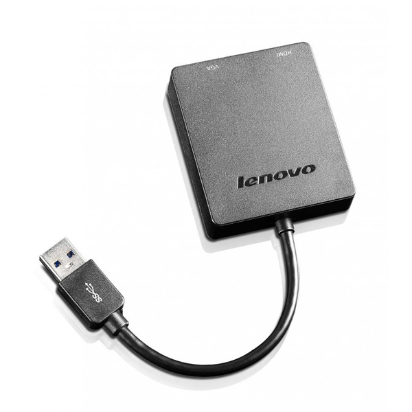 LENOVO - UNIVERSAL USB 3.0 TO VGA / HDMI ADAPTADOR (4X90H20061)