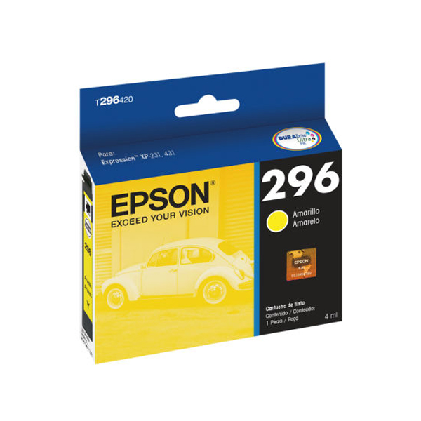 EPSON - TINTA T296420 XP-231 / XP-431 AMARILLO (T296420-AL)