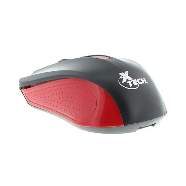 XTECH - MOUSE INALAMBRICO 1600DPI 4 BOTONES ROJO (XTM-310RD)