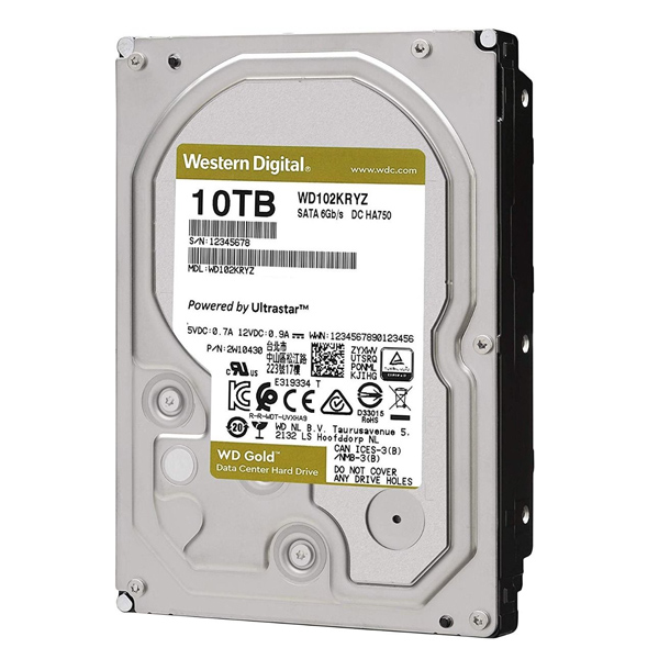 WESTERN DIGITAL - GOLD WD102KRYZ 10TB 256MB 7200RPM SATA3 (WD102KRYZ)