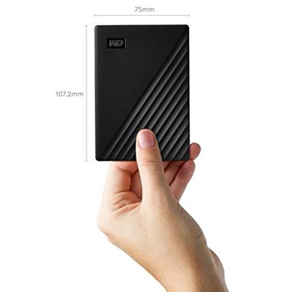 WESTERN DIGITAL - MY PASSPORT PORTABLE 2.5 4TB BLACK USB3.0 (WDBPKJ0040BBK-WESN)