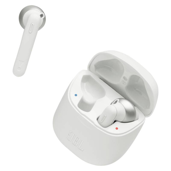 JBL - EARPHONES T220TWS TRULY WIRELESS WHITE S.AME (JBLT220TWSWHTAM)