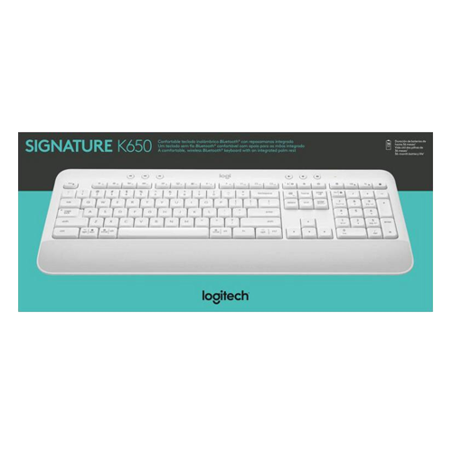 LOGITECH - K650 WIRELESS KEYBOARD OFF-WHITE SPANISH LAYOUT (920-010964)