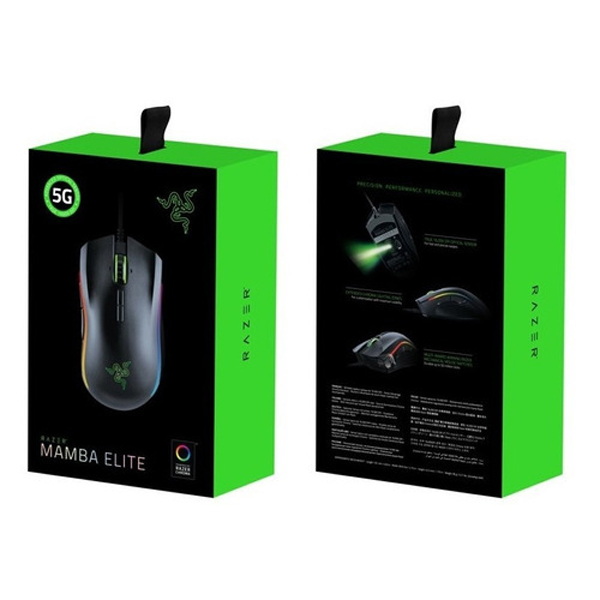 RAZER - MOUSE GAMING MAMBA ELITE MULTICOLOR CHROMA WIRED (RZ01-02560100-R3U1)