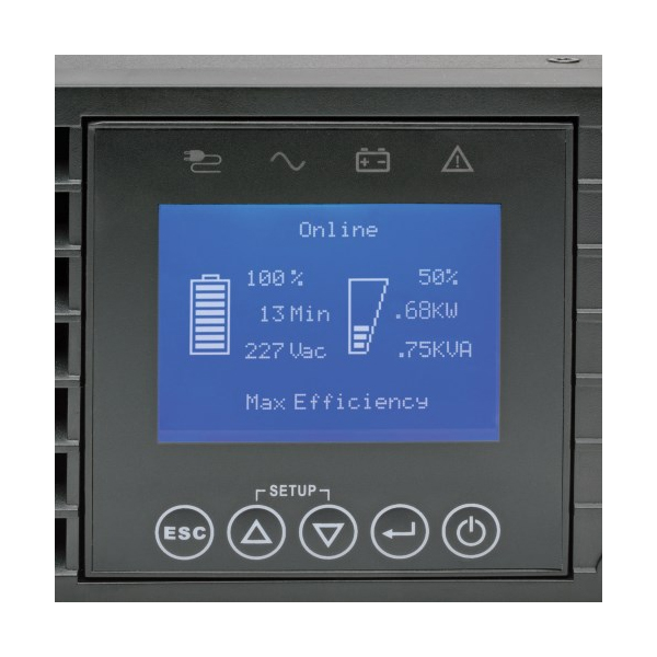 TRIPPLITE - UPS 2.2KVA ONLINE 2U RACK OP.TARJETA SNMP PANTALLA LCD (SUINT2200LCD2U)