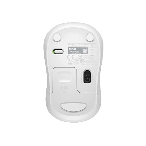 LOGITECH - WIRELESS SILENT MOUSE M220 WHITE (910-006125)