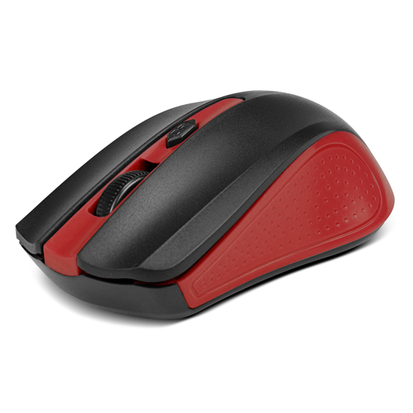 XTECH - MOUSE INALAMBRICO 1600DPI 4 BOTONES ROJO (XTM-310RD)