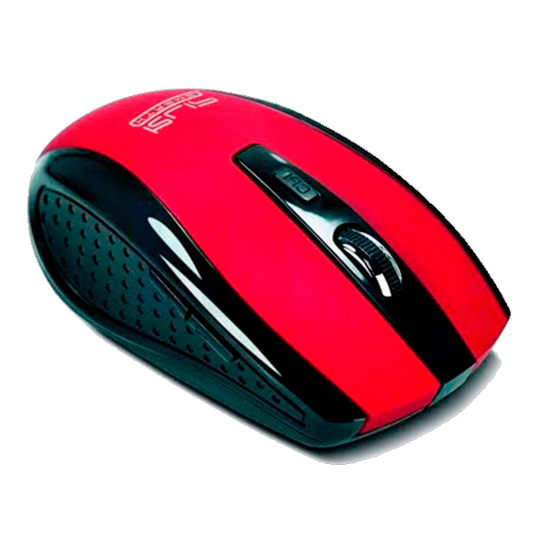 KLIP XTREME - MOUSE INALAMBRICO 3D DE 6 BOTONES 2,4GHZ USB NANO ROJO (KMW-340RD)