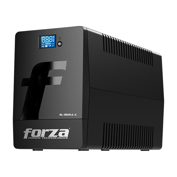FORZA - UPS INTERACTIVA 800VA / 450W 220V 3 TOMAS ITALIANA (SL-802UL-C)