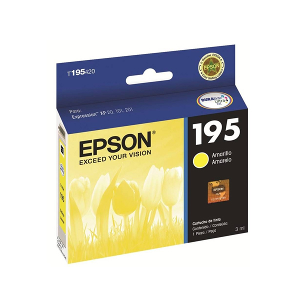 EPSON - CARTUCHO DE TINTA AMARILLO (T195420-AL)