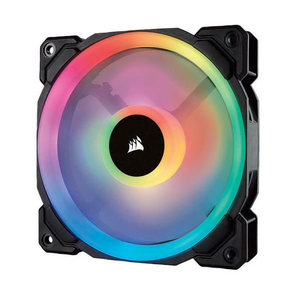 CORSAIR - FAN LL120 RGB LED DUAL LIGHT LOOP 120mm PWM WITH CONTROLLER (CO-9050071-WW)