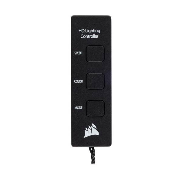 CORSAIR - FAN HD120 RGB LED HIGH PERFORMANCE 120mm PWM WITH CONTROLLER (CO-9050066-WW)