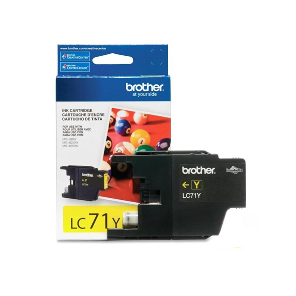BROTHER - TINTA BROTHER LC71Y AMARILLO (LC71Y)